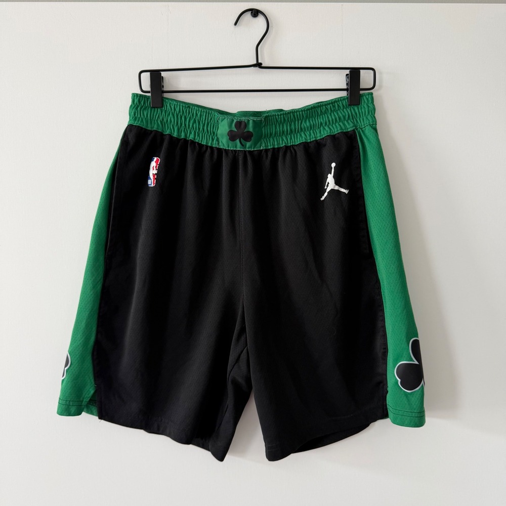 Nike Jordan Boston Celtics NBA Statement Edition Shorts Black CV9553-010 Mens L